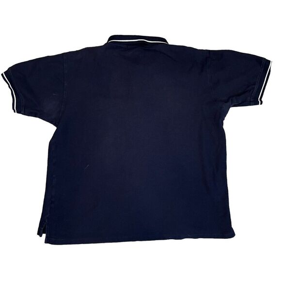 Air National Guard Polo Shirt Size Large Navy Short Sleeve Embroidered Logo - Picture 2 of 7